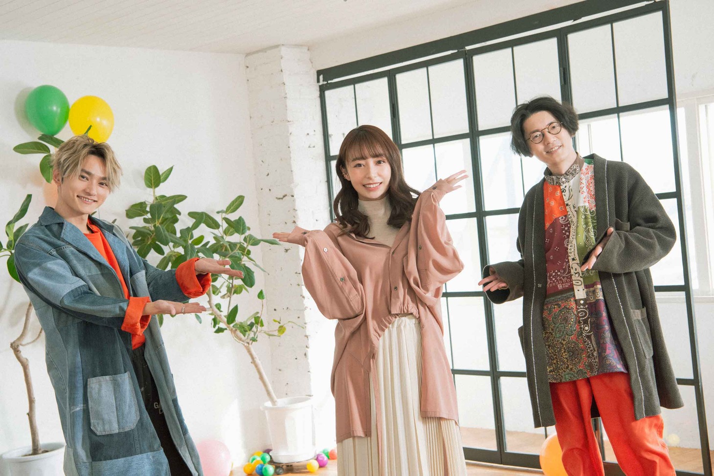 SKY-Hi、宇垣美里、Kan Sano。