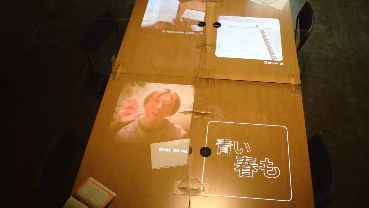 「#受験メイト2021」のワンシーン。