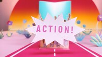 CHAI×ブラザー工業のコラボCM「What's your action?編」内で使用されたペーパークラフト。