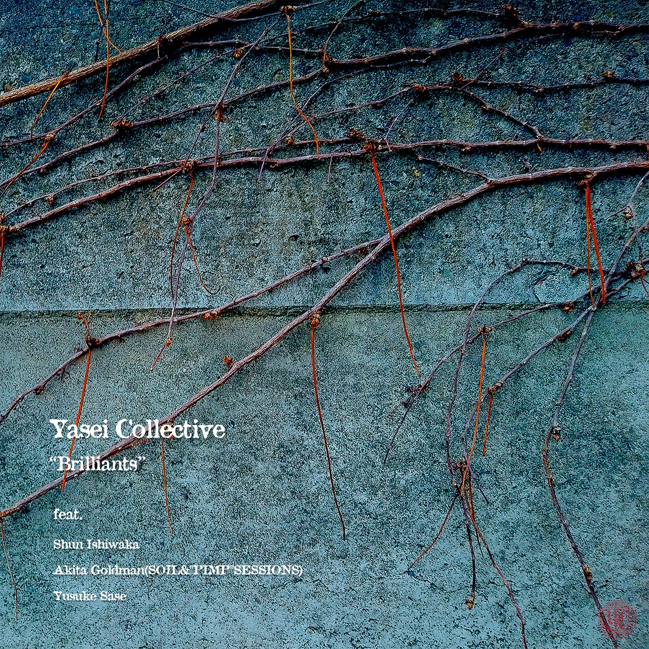 Yasei Collective「Brilliants feat.石若駿, 秋田ゴールドマン, 佐瀬悠輔」配信ジャケット