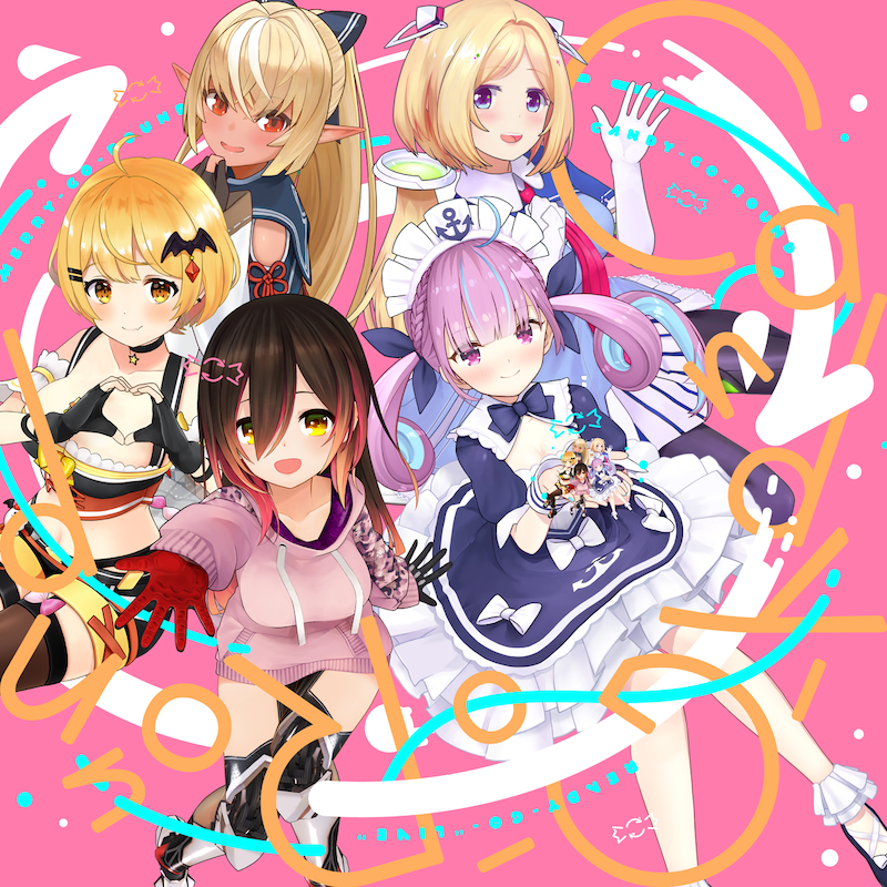 hololive IDOL PROJECT「Candy-Go-Round」配信ジャケット