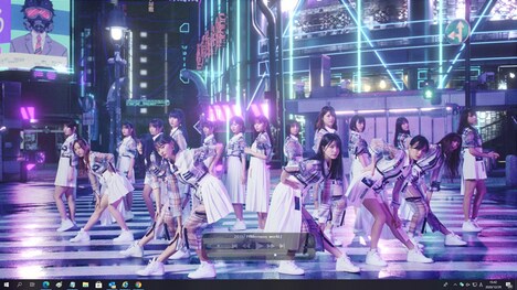 乃木坂46「Wilderness world」ミュージックビデオのワンシーン。