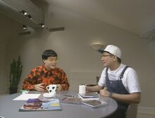 「ゲバゲバゲリラ」より左からいとうせいこう、川勝正幸。