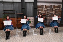 BSスカパー！「≠MEの先輩、教えて下さい！」収録の様子。