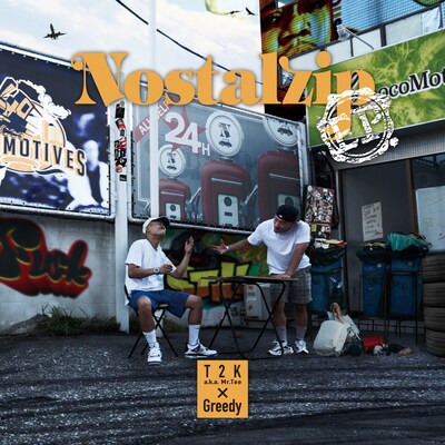 T2K a.k.a. Mr.Tee × Greedy「Nostalzip EP」ジャケット