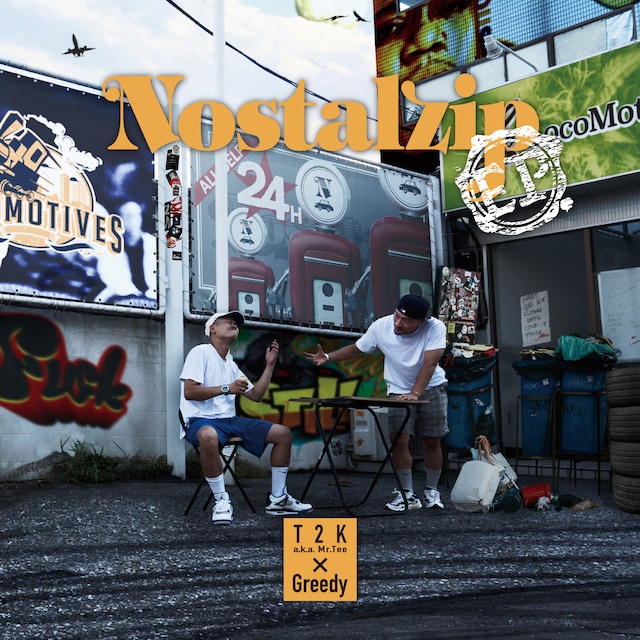 T2K a.k.a. Mr.Tee × Greedy「Nostalzip EP」ジャケット