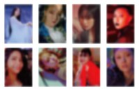 MAMAMOOソロトレカのぼかし画像。