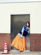 「装苑」3月号より深川麻衣。（撮影：神藤剛）