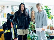 「装苑」3月号より落合宏理、増田貴久。（撮影：土屋 純［文化出版局］）