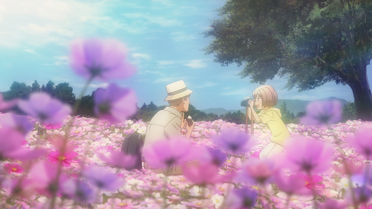 「レインボーファインダー」第1話「レンズ越しの想い」のワンシーン。