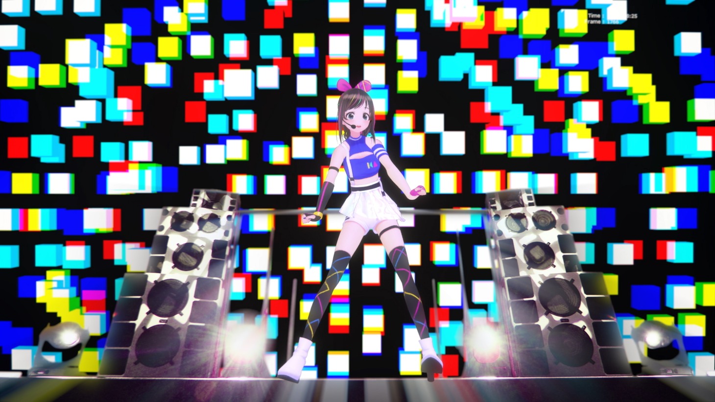 Kizuna AI「Kizuna AI 2nd Live "hello, world 2020"」の様子。