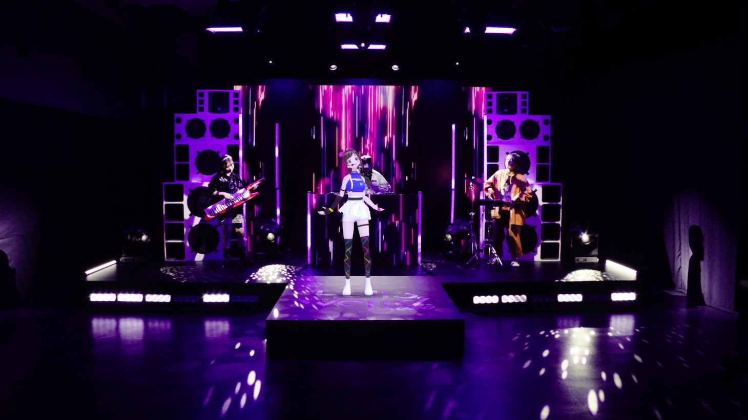 Kizuna AI「Kizuna AI 2nd Live "hello, world 2020"」の様子。
