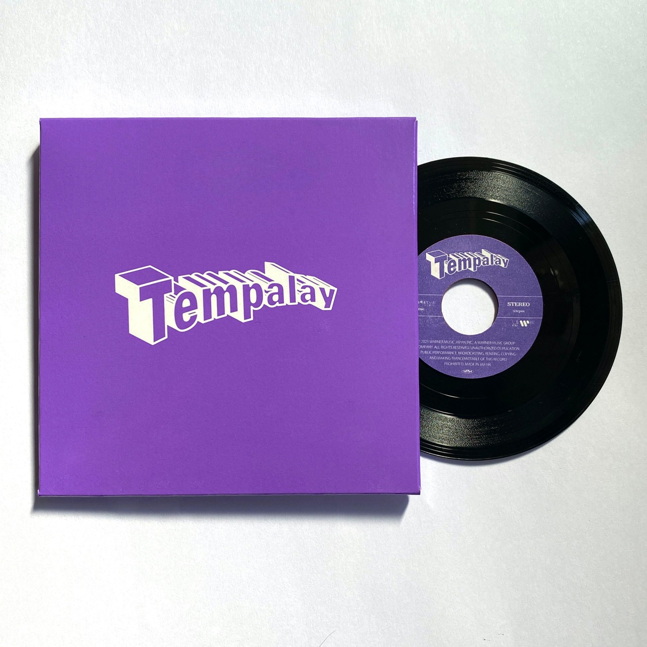 Tempalay「ゴーストアルバム」早期予約特典8cmアナログレコードのイメージ。