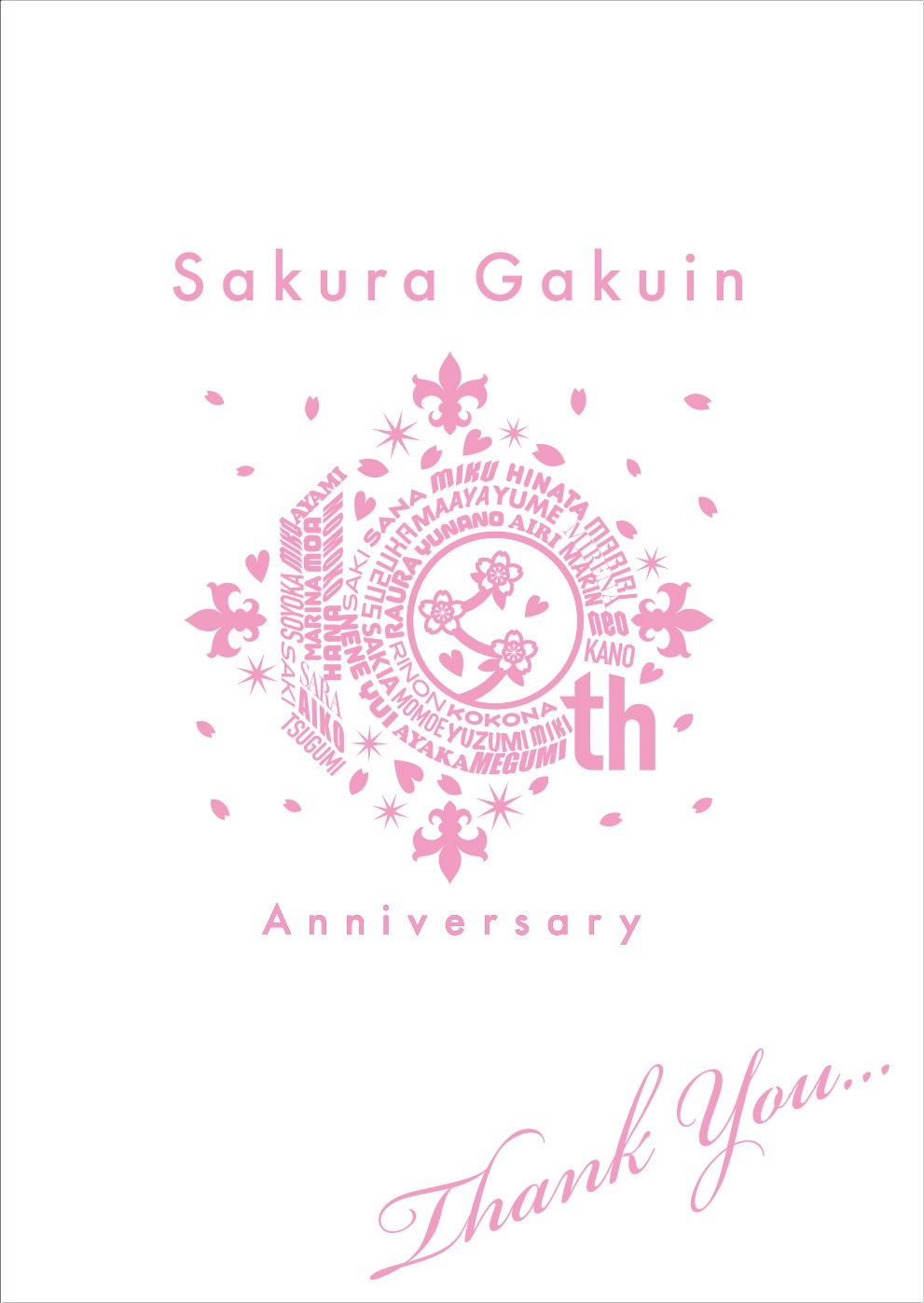 「さくら学院 10th Anniversary『Thank you… 』」表紙