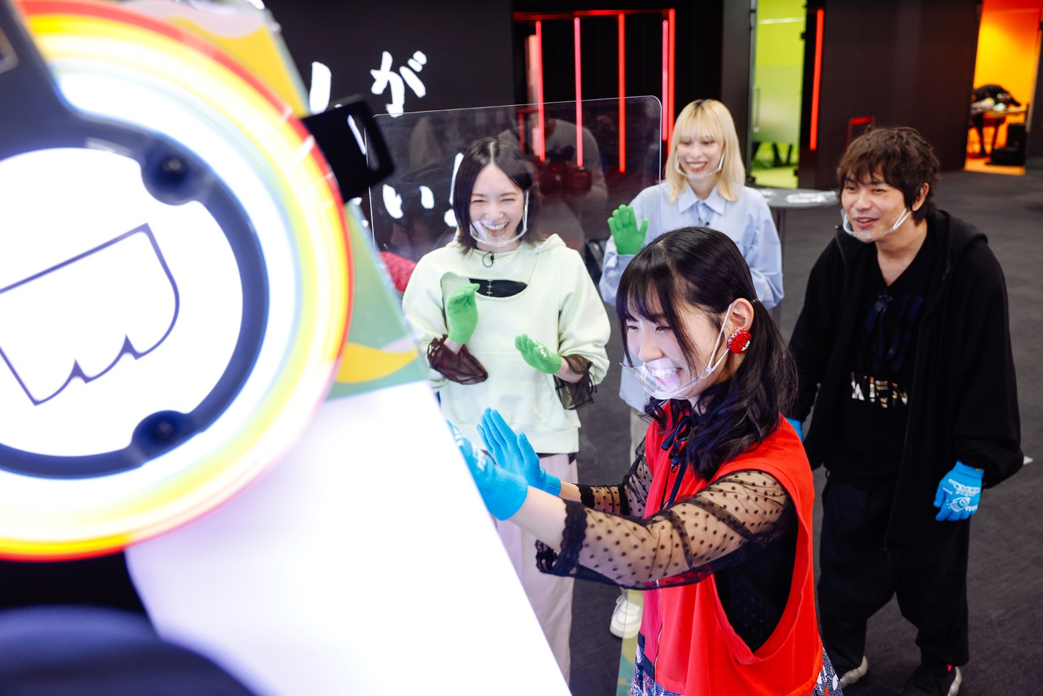 「のっちは音ゲーがしたい！」収録の様子。