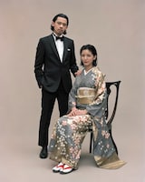 左からLEO（ALI）、藤井萩花。