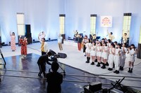 「YANO MUSIC FESTIVAL 2021 ～ヤノフェス 歌うスタジオ～」収録の様子。（撮影：曽我美芽）