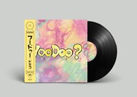 ドミコ「VOO DOO?」アナログ盤ジャケットと盤面。