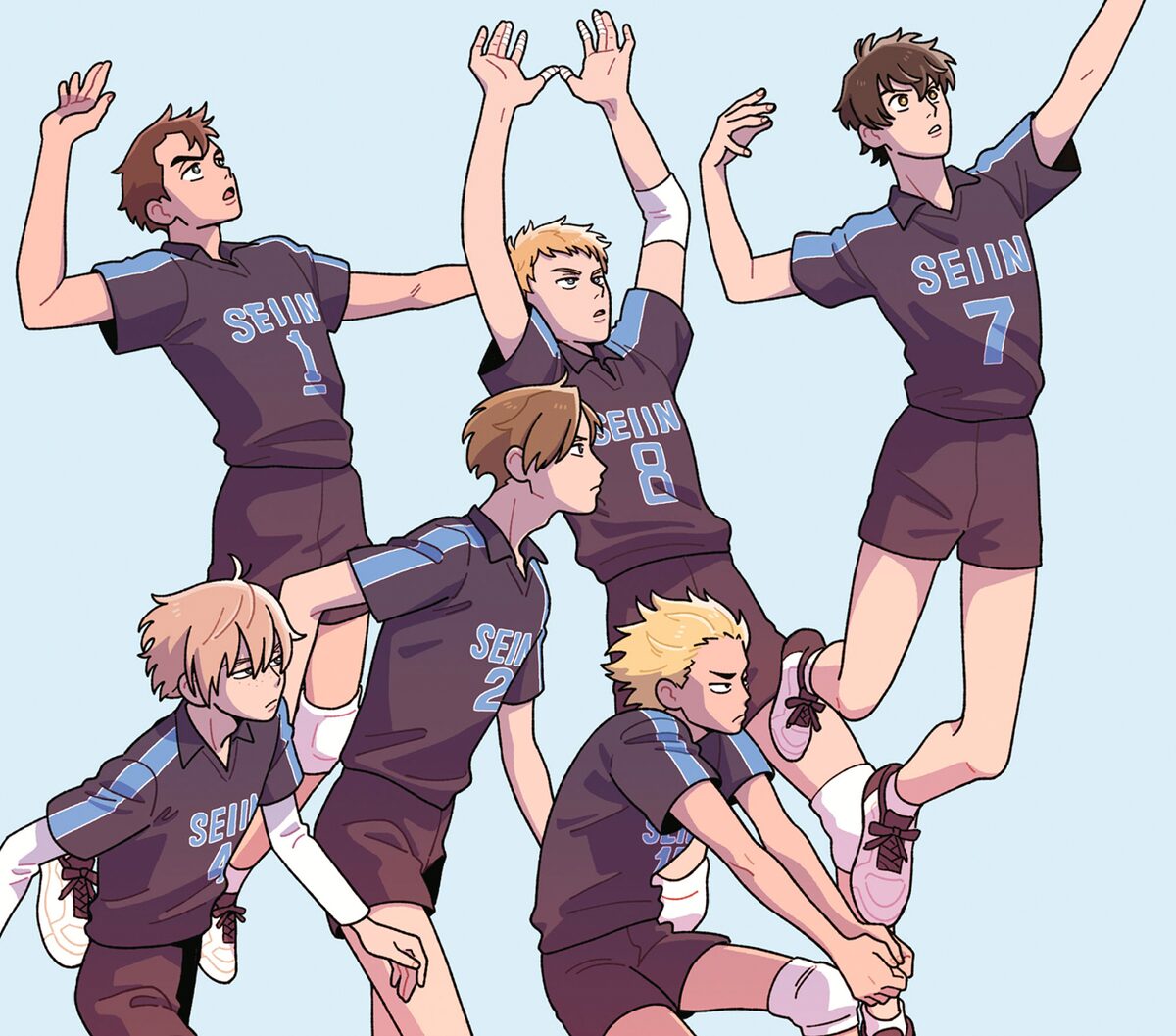 Yama 新作ジャケットにアニメ 2 43 清陰高校男子バレー部 仕様の描き下ろしイラスト 音楽ナタリー