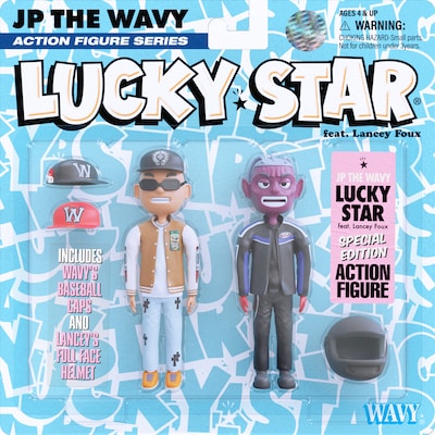 JP THE WAVY「Lucky Star feat. Lancey Foux」配信ジャケット