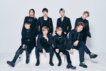 上段左から鈴木昂秀、陣、長谷川慎、浦川翔平、下段左より岩谷翔吾、RIKU、吉野北人、後藤拓磨。（撮影：曽我美芽）