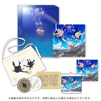 HIMEHINA「希織歌」初回生産限定豪華盤パッケージおよび封入グッズの仮デザイン。