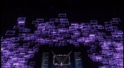 ARにより大量の視聴者コメントが浮かぶ会場フロア。