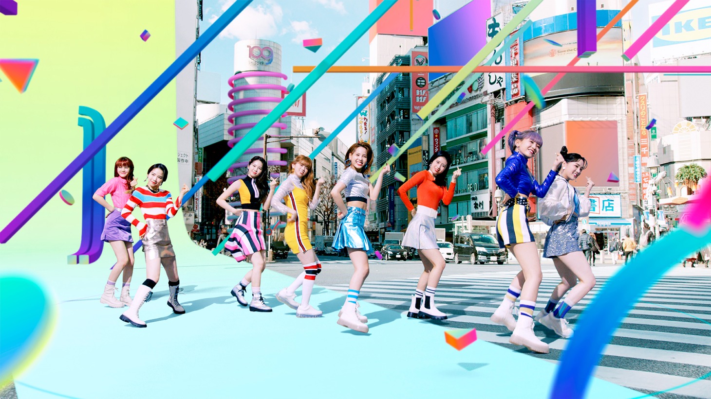 「#どこでもNiziU（AR SQUARE）」イメージ。