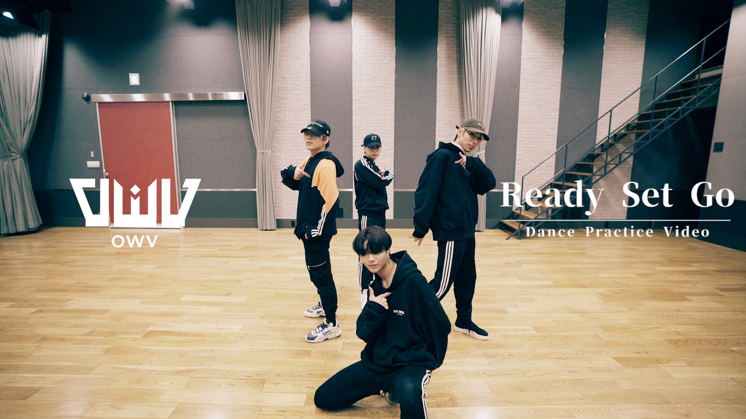 OWV「Ready Set Go」ダンスプラクティスビデオより。