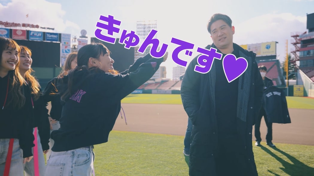 ももいろクローバーZ「田中将大」ジャケット写真メイキング映像より。
