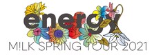 「M!LK SPRING TOUR 2021 "energy"」ロゴ