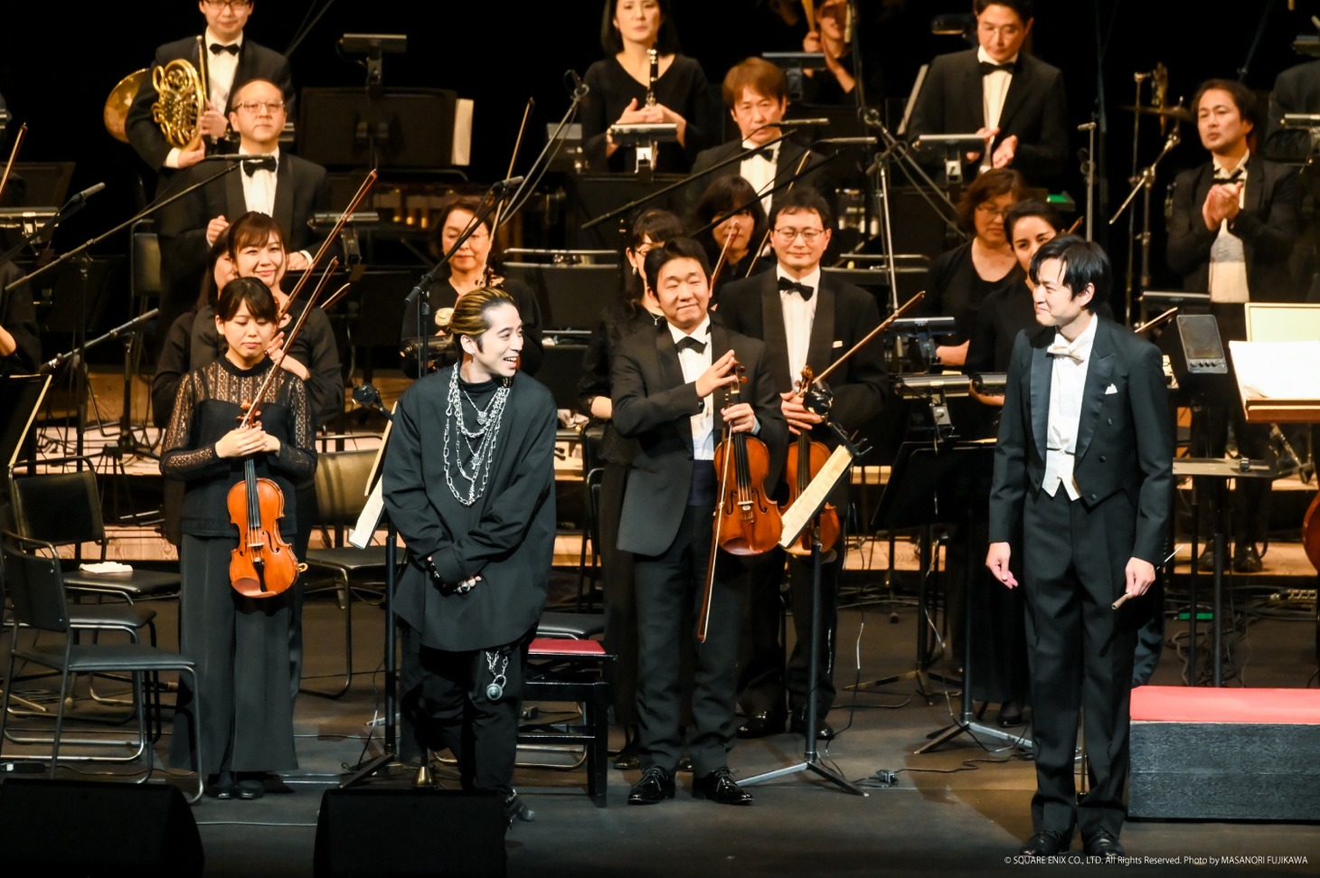 「FINAL FANTASY VII REMAKE Orchestra World Tour」東京国際フォーラム ホールA公演の様子。（Photo by MASANORI FUJIKAWA）