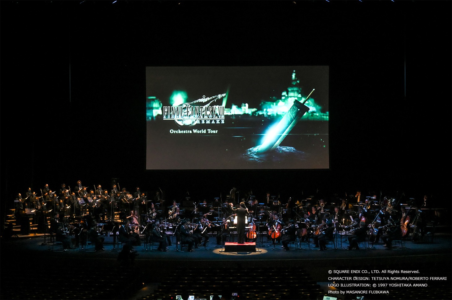 「FINAL FANTASY VII REMAKE Orchestra World Tour」東京国際フォーラム ホールA公演の様子。（Photo by MASANORI FUJIKAWA）