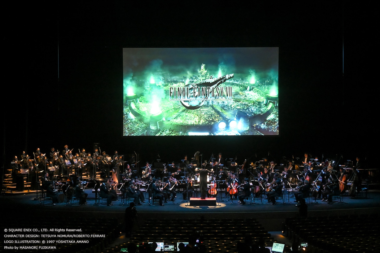 「FINAL FANTASY VII REMAKE Orchestra World Tour」東京国際フォーラム ホールA公演の様子。（Photo by MASANORI FUJIKAWA）