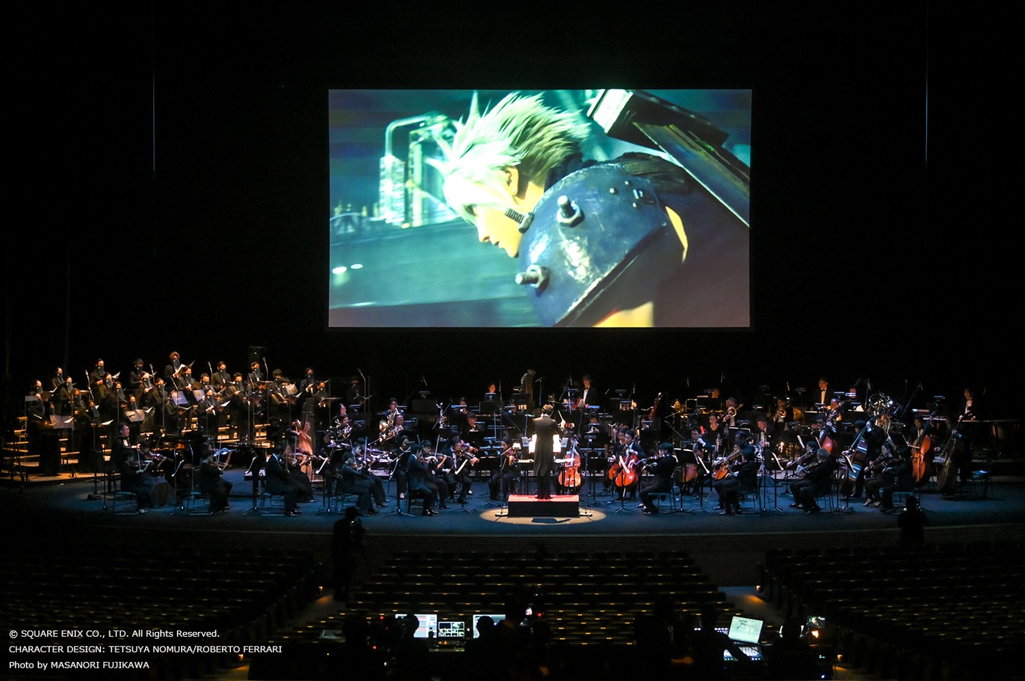 「FINAL FANTASY VII REMAKE Orchestra World Tour」東京国際フォーラム ホールA公演の様子。（Photo by MASANORI FUJIKAWA）