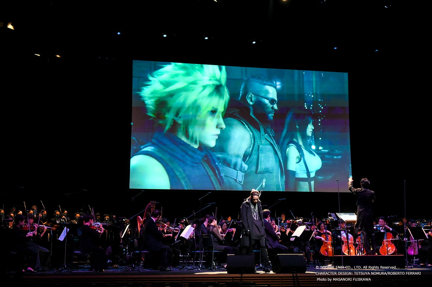 「FINAL FANTASY VII REMAKE Orchestra World Tour」東京国際フォーラム ホールA公演の様子。（Photo by MASANORI FUJIKAWA）