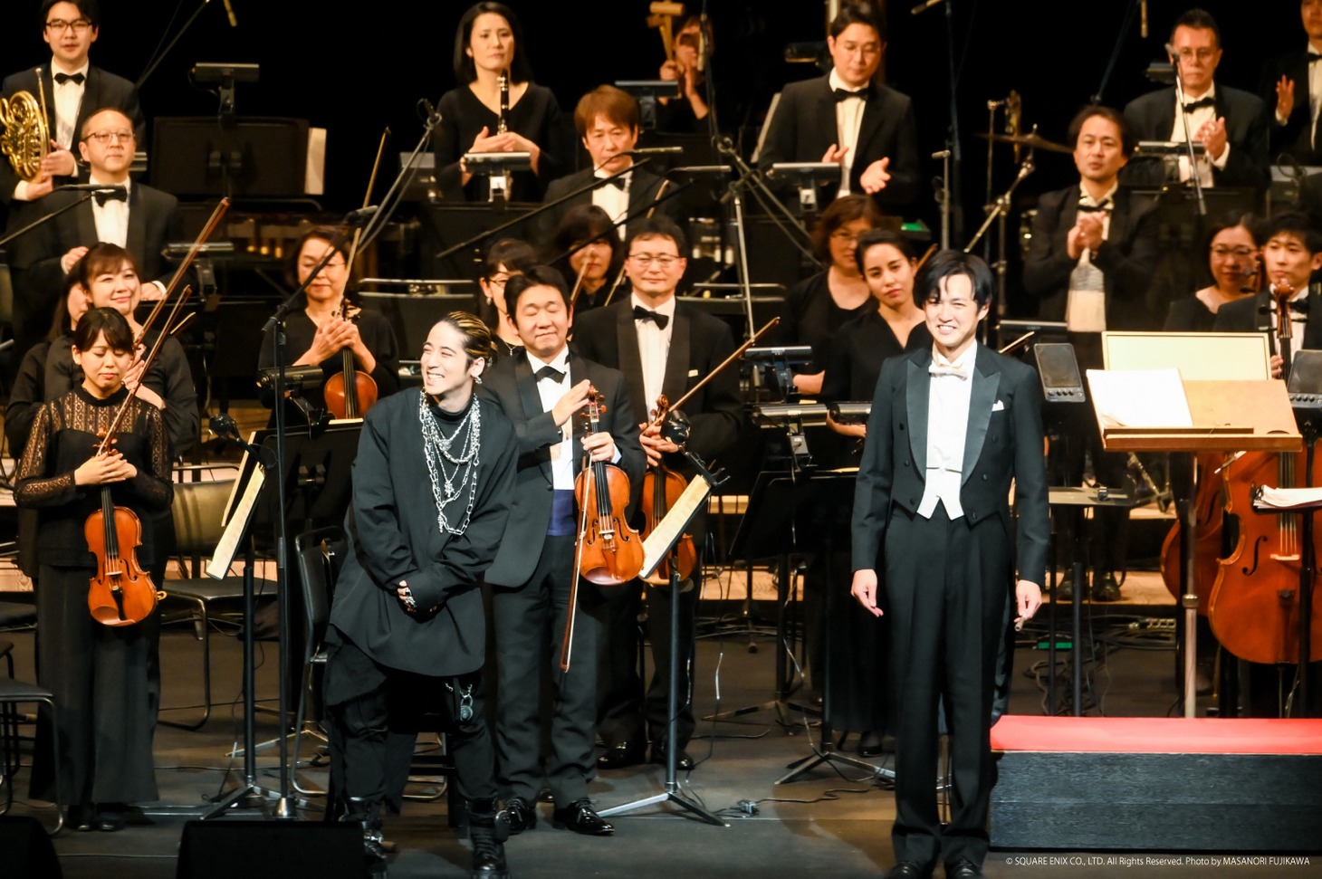 「FINAL FANTASY VII REMAKE Orchestra World Tour」東京国際フォーラム ホールA公演の様子。（Photo by MASANORI FUJIKAWA）