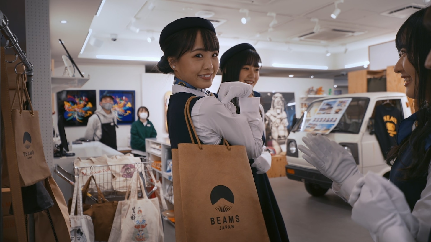 STU48「僕はこの海を眺めてる」ミュージックビデオより。