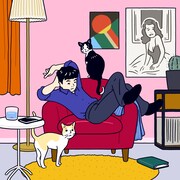 スタンプ「HIDE YOU feat.chelmico」配信ジャケット