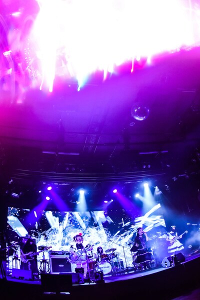 「BAND-MAID ONLINE OKYU-JI（Feb.11,2021）」の様子。（Photo by MASANORI FUJIKAWA）