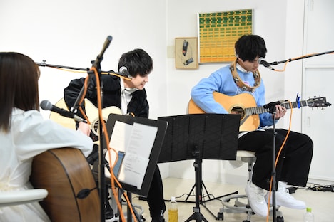 配信ライブの様子。