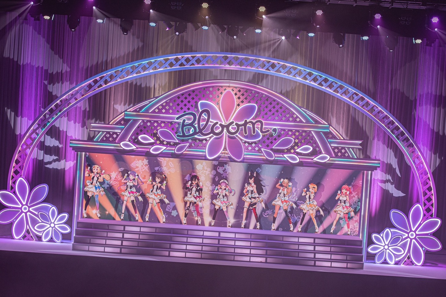 「hololive IDOL PROJECT 1st Live.『Bloom,』」の様子。