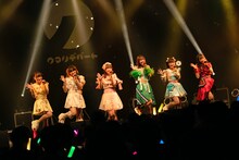 「クマリデパート6thワンマンライブおいでよ！こころのデパート『宇宙規模のアイを叫ぶ！-終わらない餅つき大会の後に-』」の様子。（Photo by Jumpei Yamada）