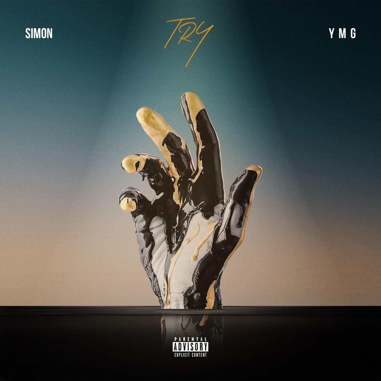 SIMON & YMG「TRY」配信ジャケット