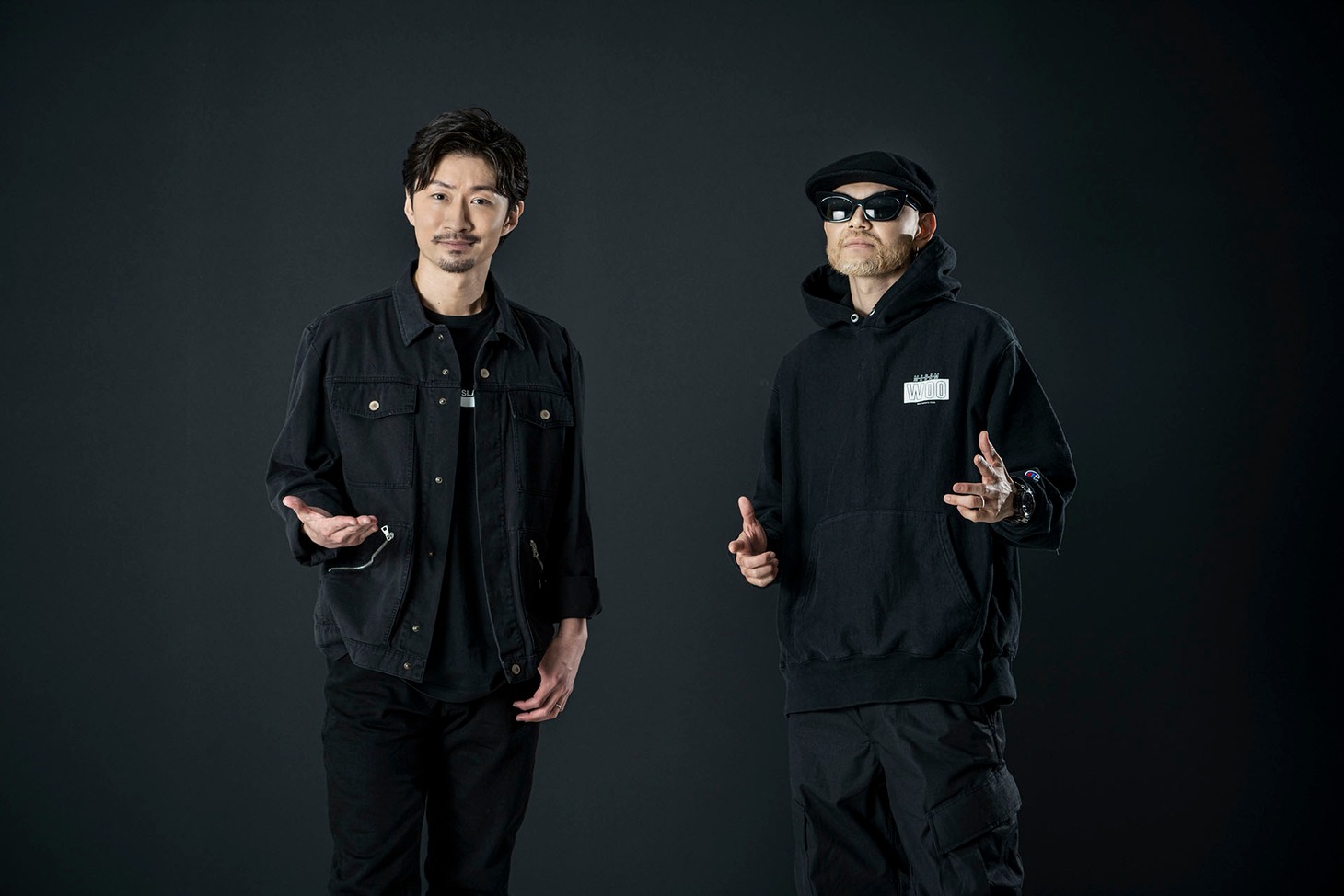 左からEXILE MAKIDAI、DJ DARUMA。