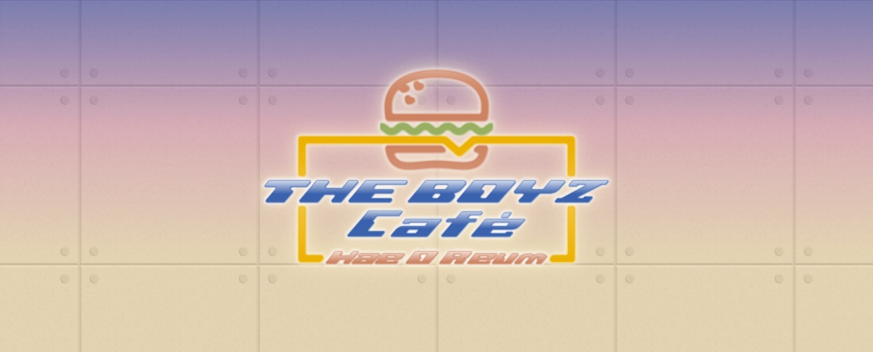 「THE BOYZ カフェ Hae O Reum」ビジュアル