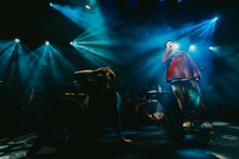 KANと瑛人。（撮影：勝永裕介）