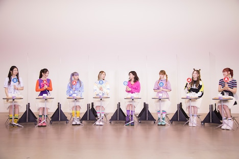 フレーバー決めの様子。