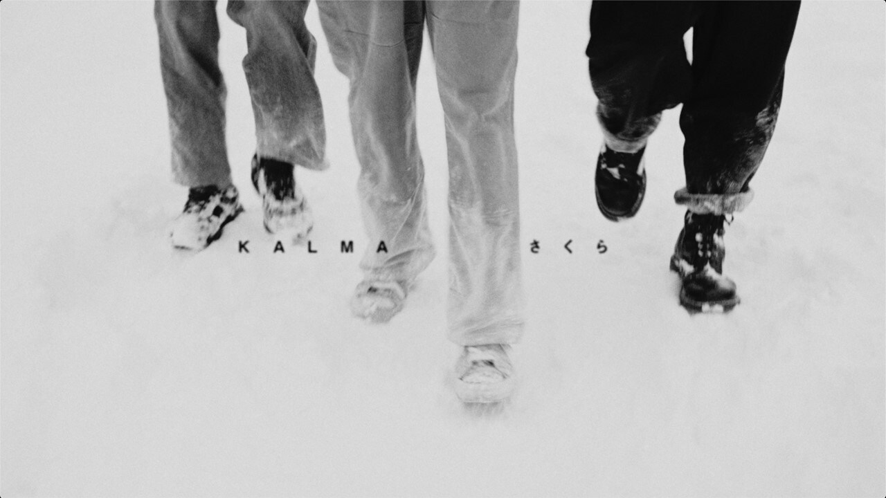 KALMA「さくら」ミュージックビデオより。