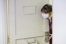 WACKに到着した柏木由紀。